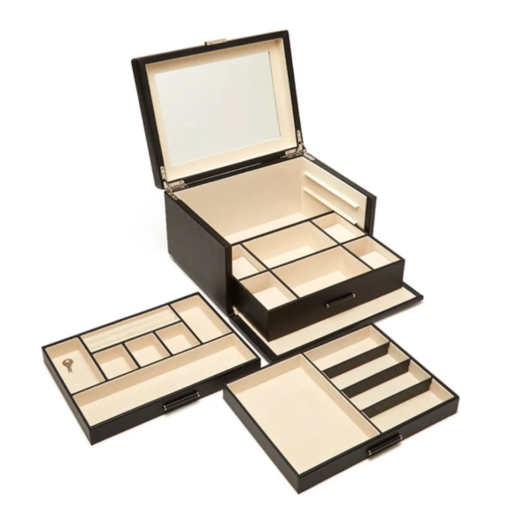 Riley 3 Tray Jewelry Box