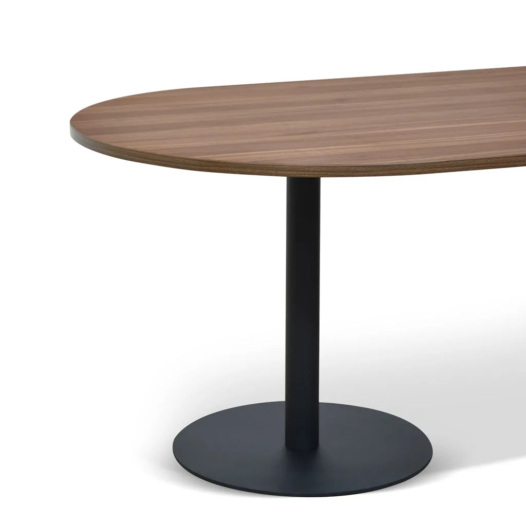 Ripponlea 3m Oval Meeting Table - Walnut