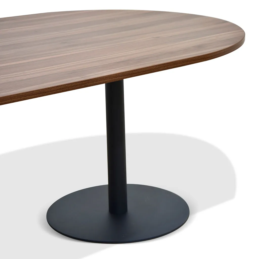 Ripponlea 3m Oval Meeting Table - Walnut