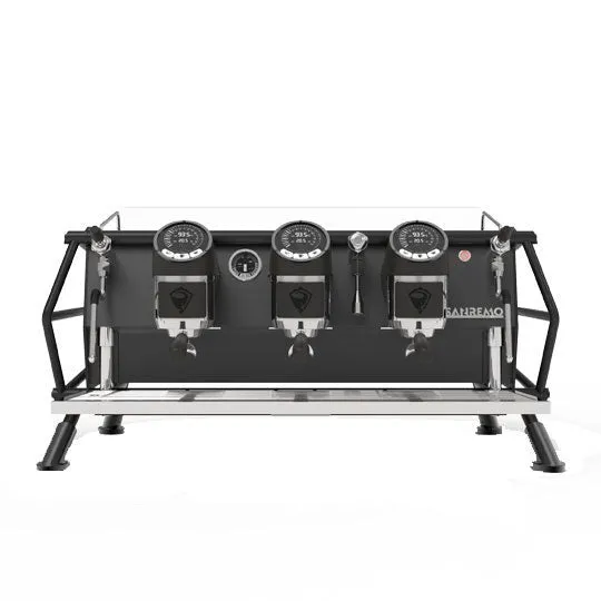 Sanremo Café Racer Naked 3 Group Volumetric Espresso Machine - Black/Black