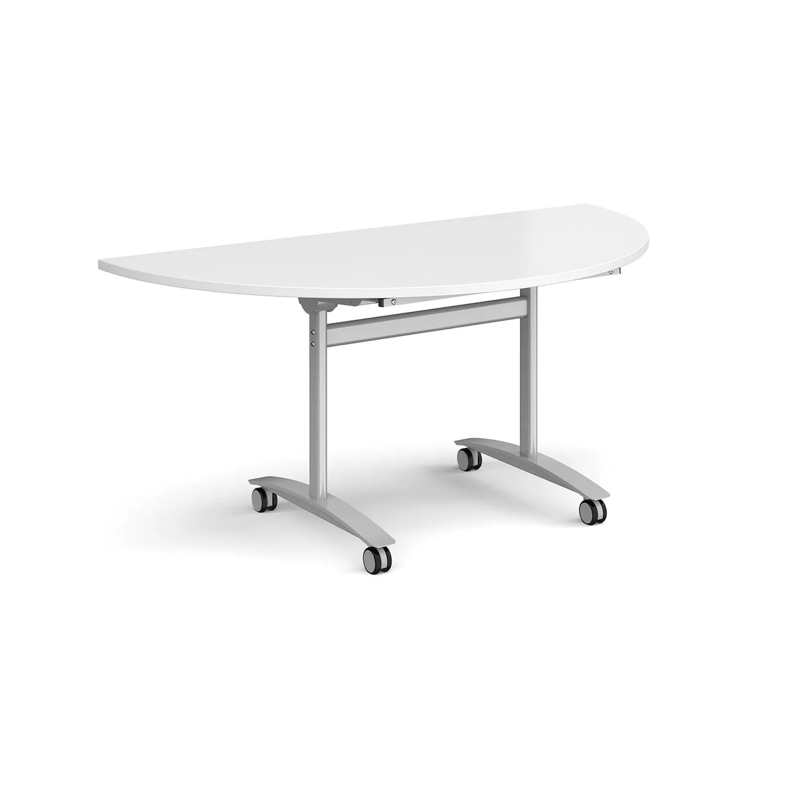 Semi circular deluxe fliptop meeting table