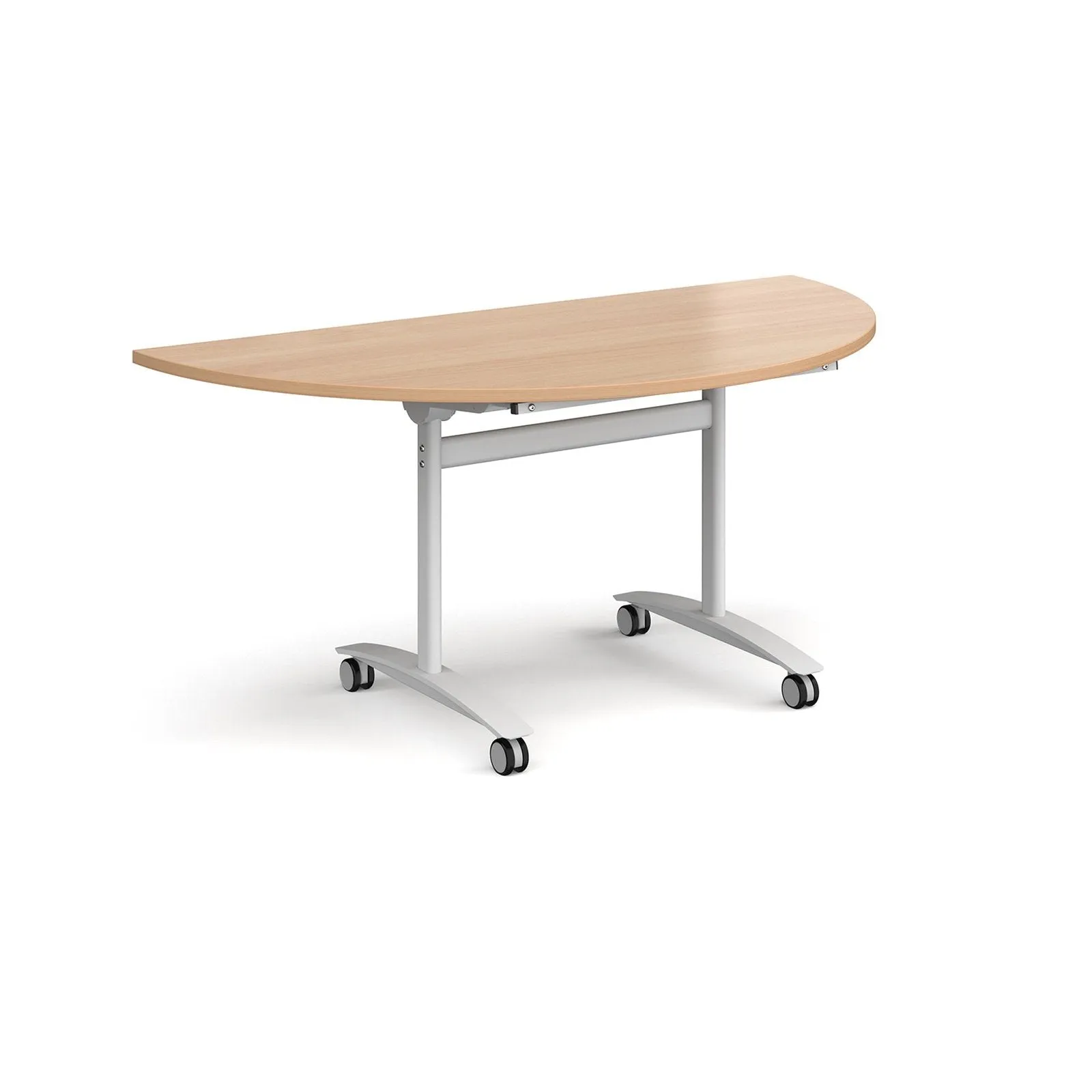 Semi circular deluxe fliptop meeting table