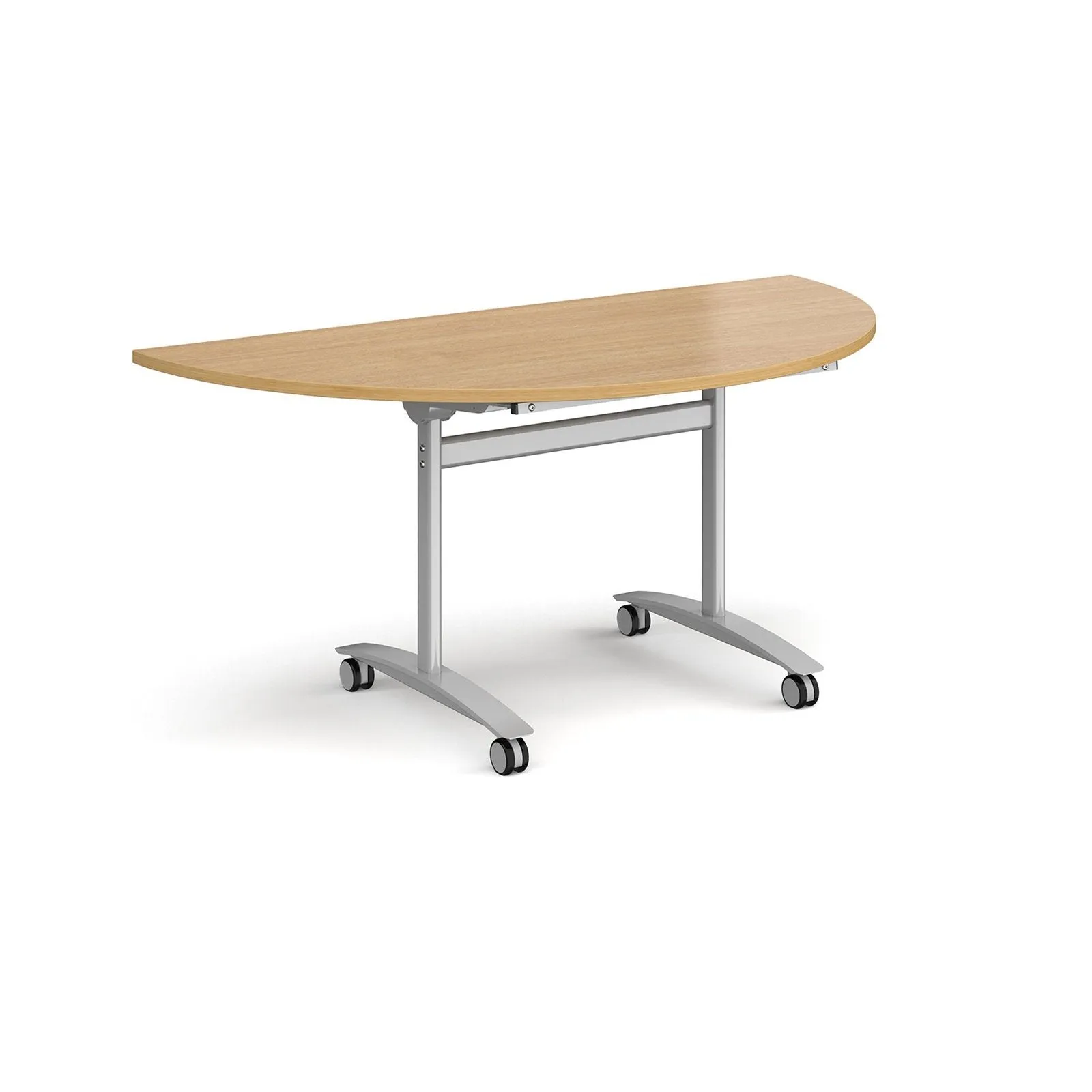 Semi circular deluxe fliptop meeting table