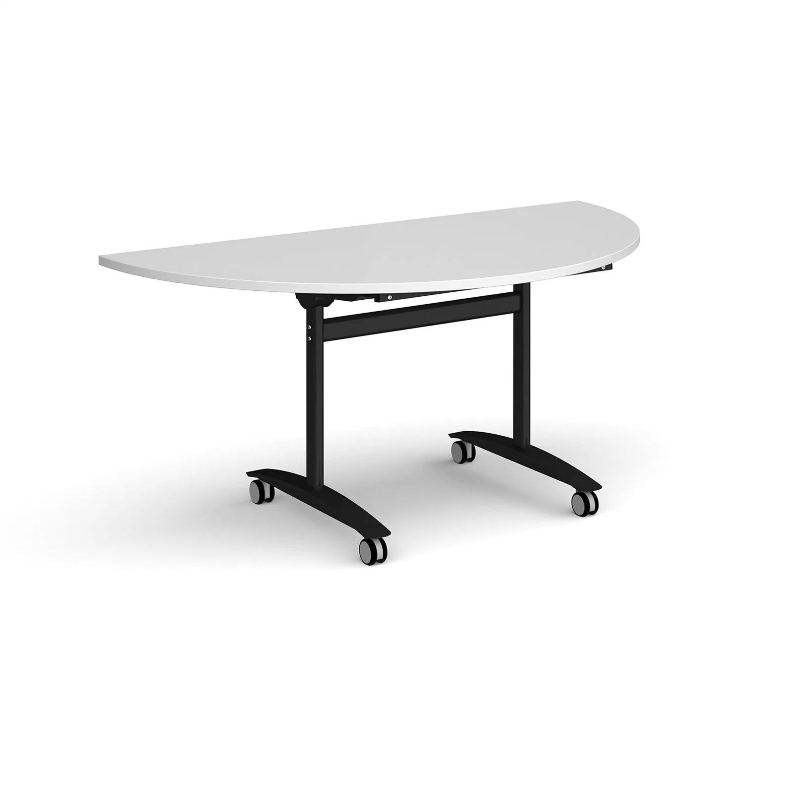 Semi circular deluxe fliptop meeting table