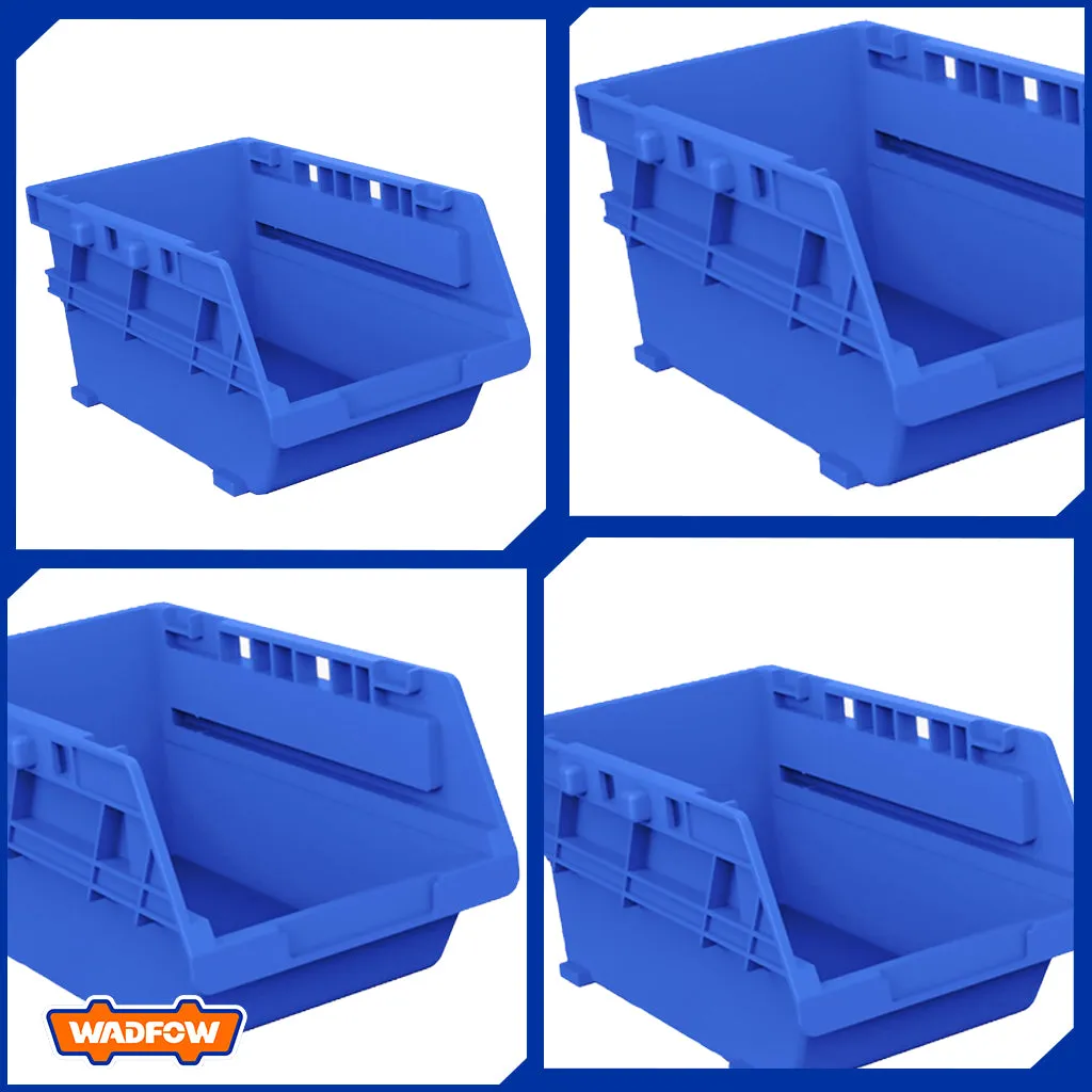 Set of 6pcs Plastic Trays (Open Type) Storage Bins 165x110x80mm WTB8336