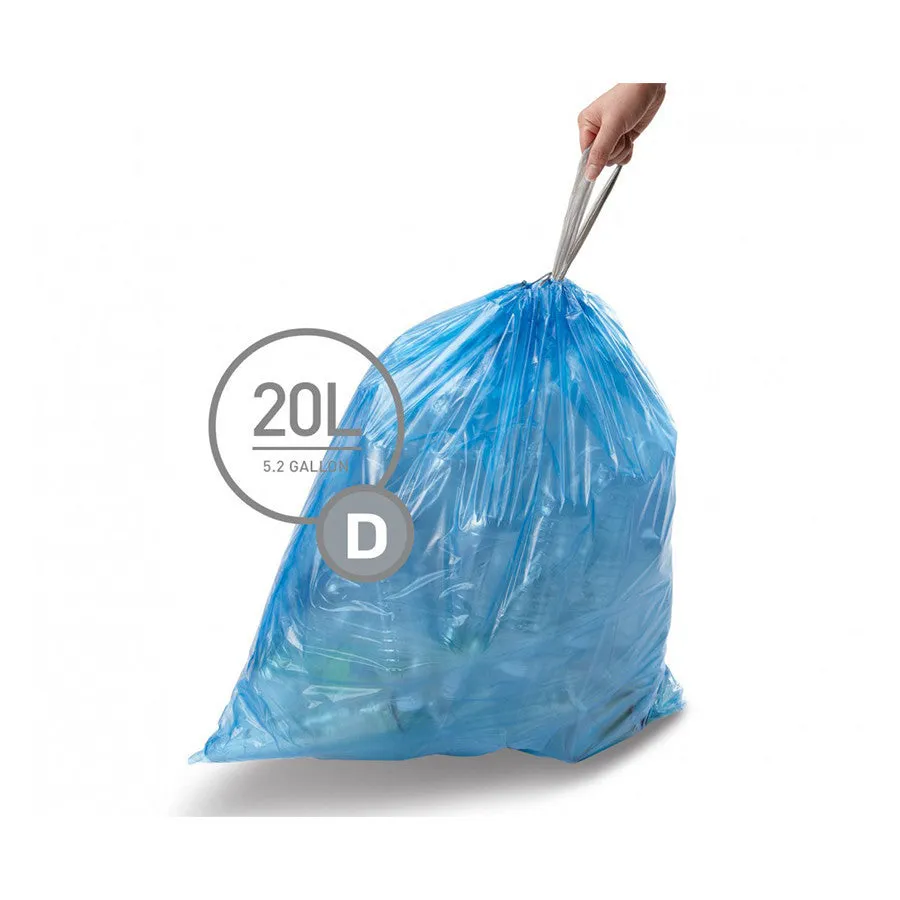 Sure! Here’s an optimized title for the Simplehuman Code D Liners:

**Simplehuman Code D Trash Bag Liners - Durable, Custom-Fit, 50 Count**

Feel free to let me know if you need further modifications!