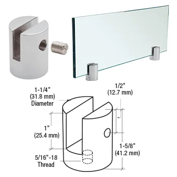 Slot Mount Standoff for 1/4" Panels