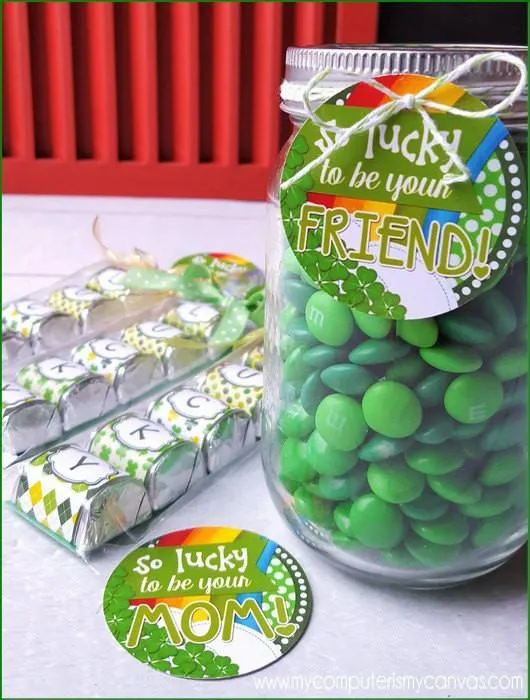 St. Patrick's Day Nugget Wrappers {LUCKY} PRINTABLE