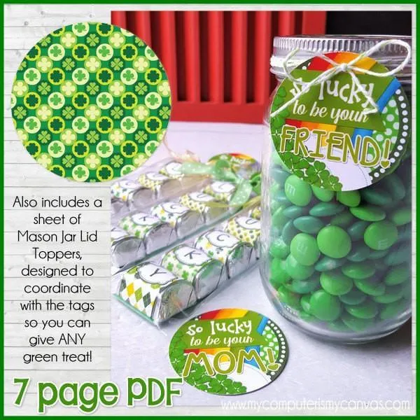 St. Patrick's Day Nugget Wrappers {LUCKY} PRINTABLE