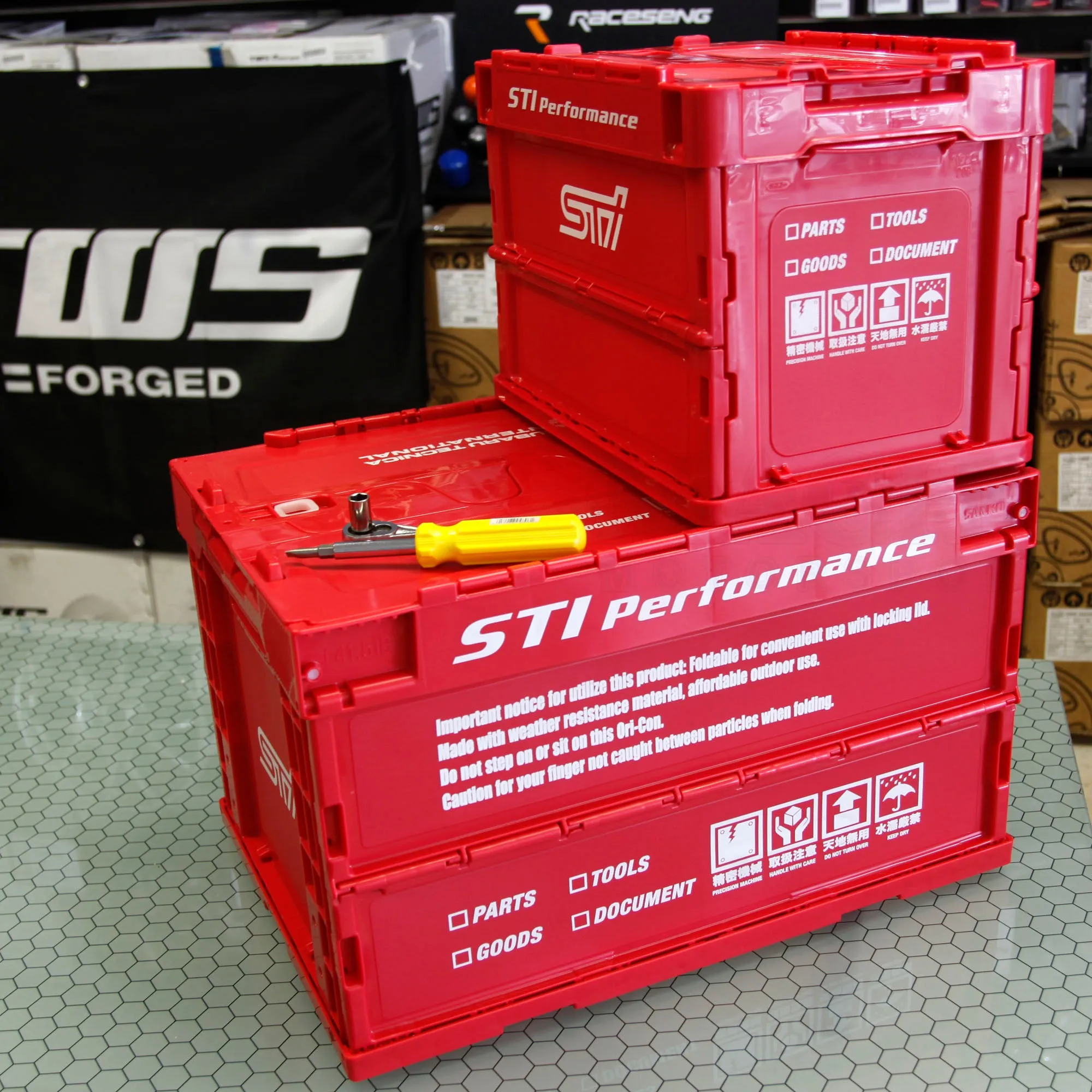 STI Performance Collapsible Storage Crate