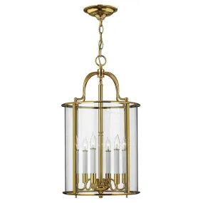 Sydenham Polished Brass Large Pendant Light with 6 Lights - ID 7297