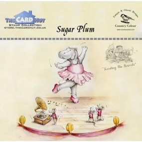 The Card Hut Clear Stamps 4"X6" Treading The Boards - Sugar Plum*