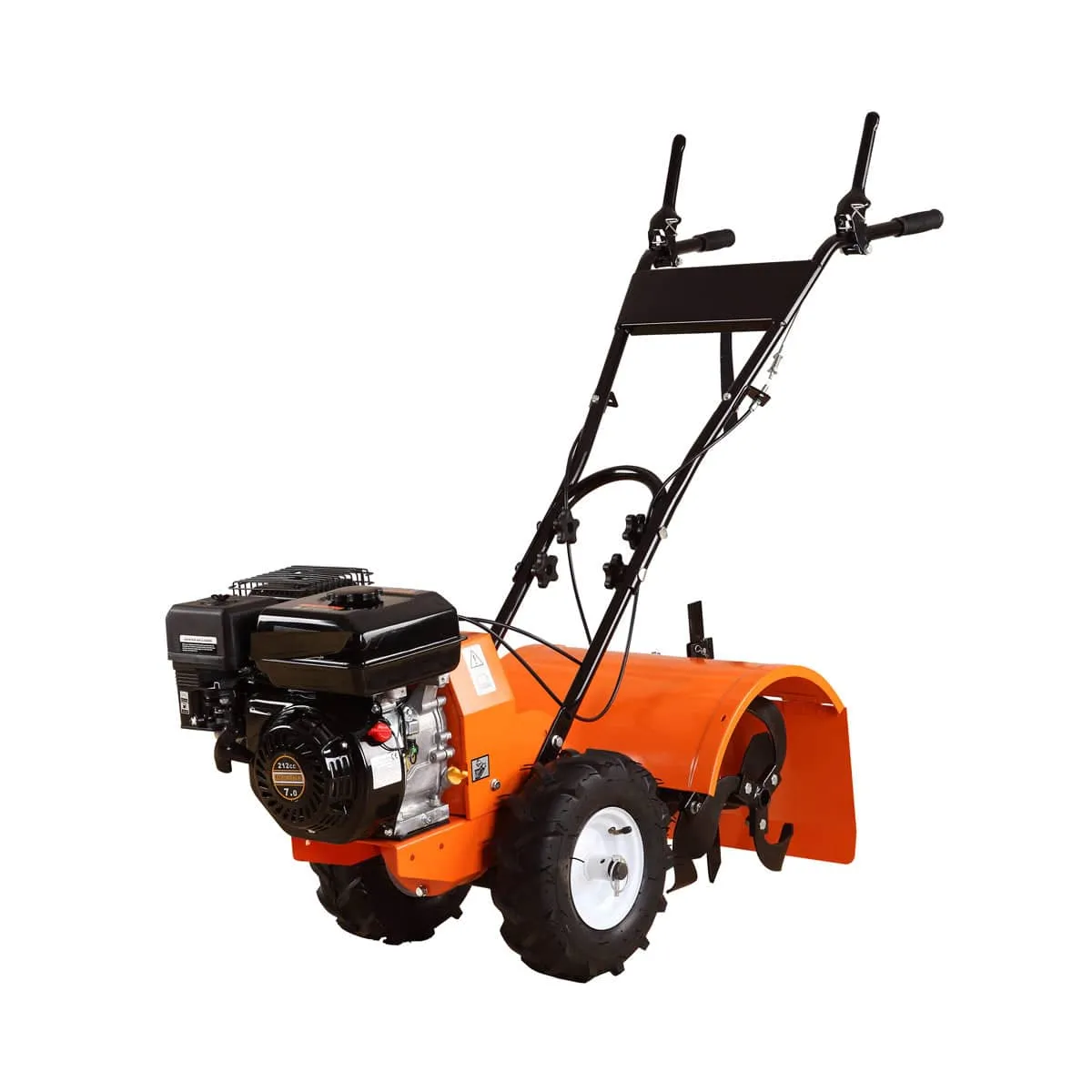 TMG Industrial 19" Self-Propelled Garden Tiller, 5.5 HP Gas Engine, Rear Tine, 8” Tilling Depth, TMG-GT19