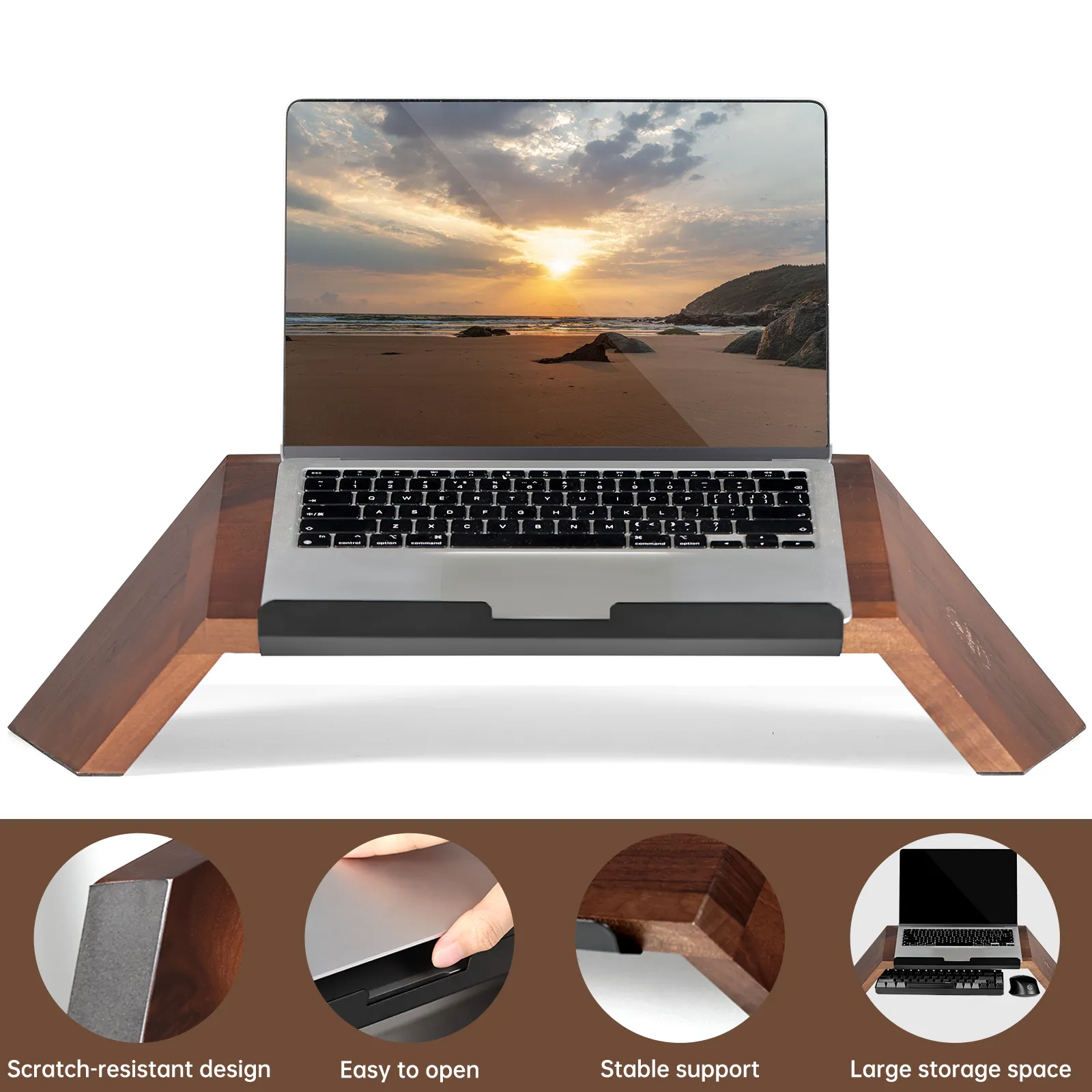 Wooden Laptop Stand