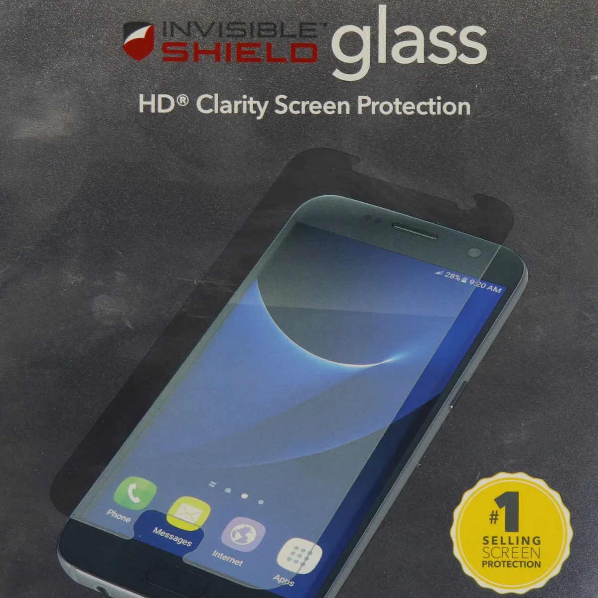 ZAGG InvisibleShield Tempered Glass Screen Protector for Samsung Galaxy S7 Clear