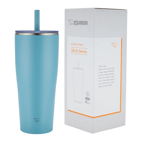 Zojirushi SX-HA89H-AM Stainless Tumbler with Straw 30 oz